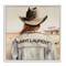Stupell Industries Glam Brunette Cowgirl Framed Giclee Wall Art Design by Amanda Greenwood